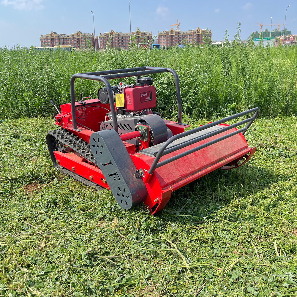MG-100A Crawler Remote Control Lawn Mower