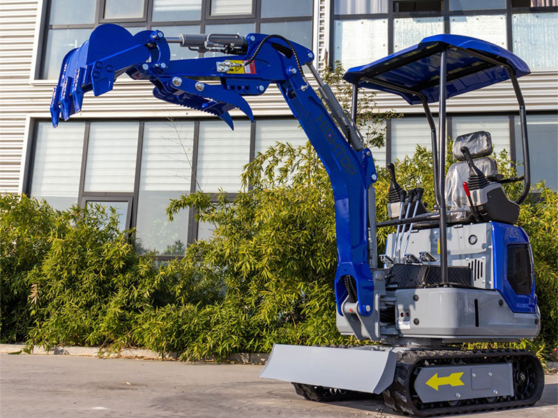 The influence of small excavator's appearance design on construction