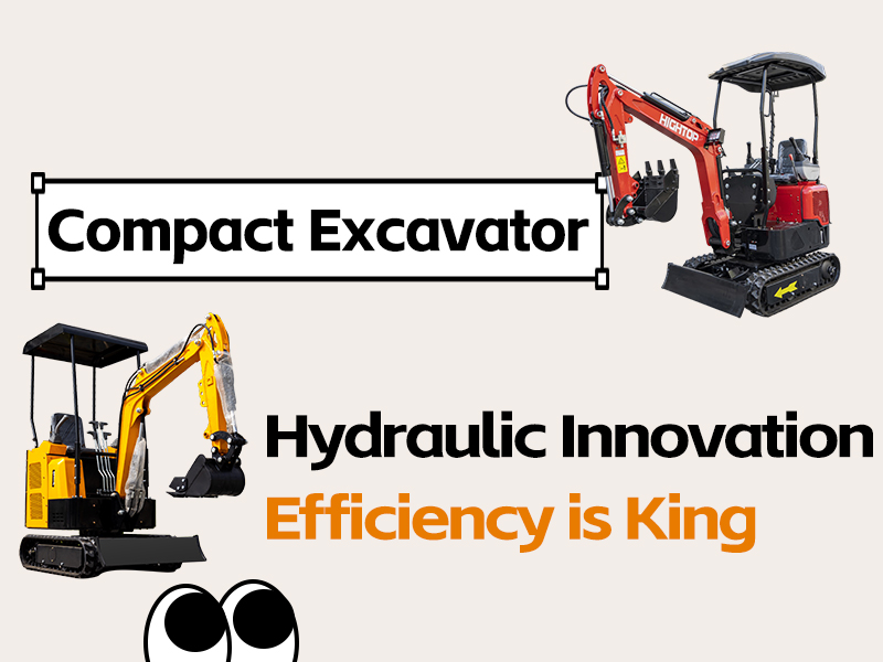 Mini Excavators: Hydraulic System Innovation Doubles Work Efficiency
