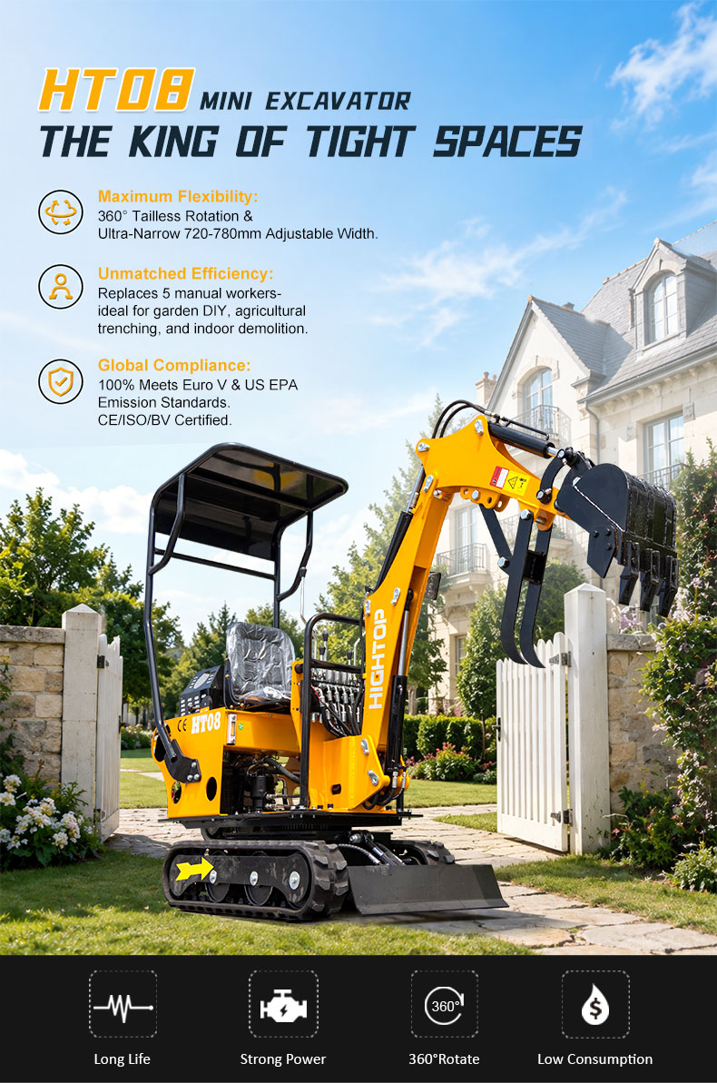 HT08 mini excavator