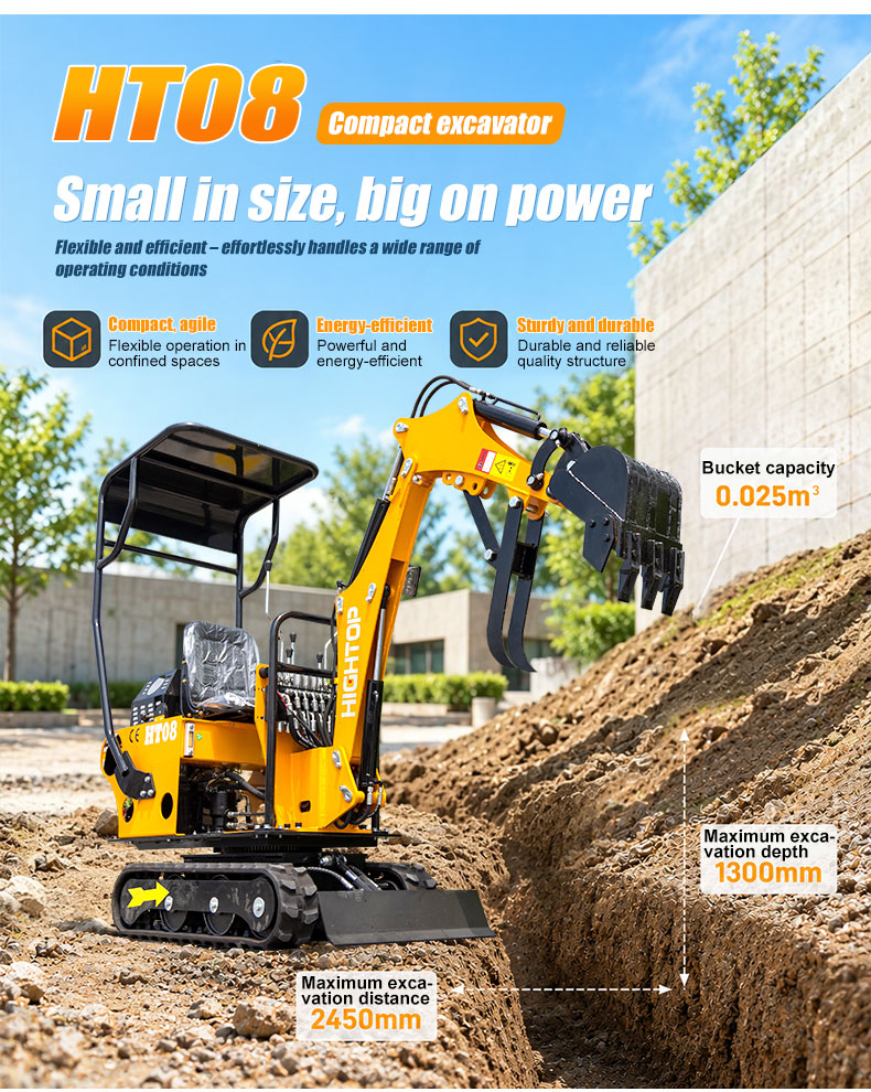 HT08 mini excavator