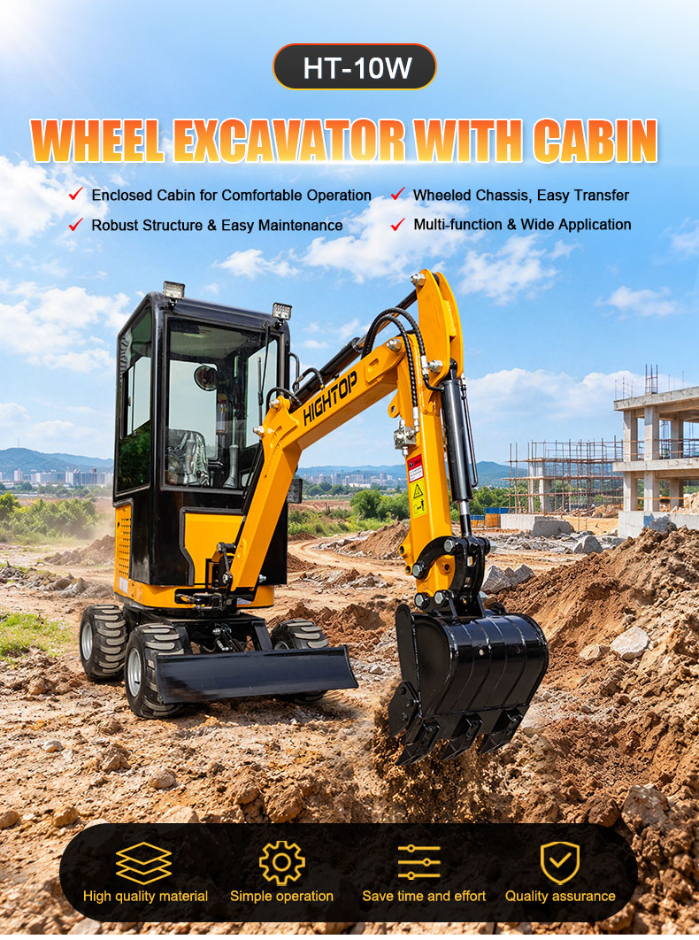   HT-10W  Mini Excavator 