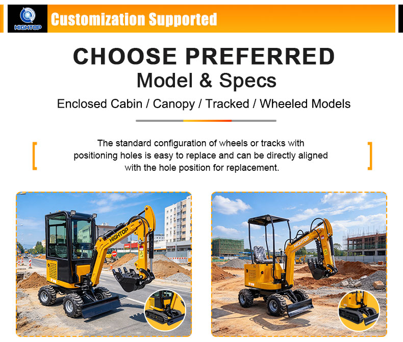   HT-10W  Mini Excavator 