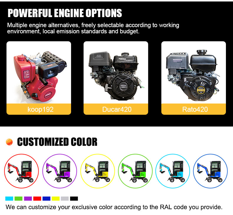   HT-10W  Mini Excavator 