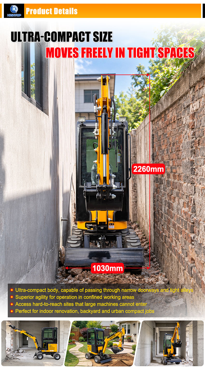   HT-10W  Mini Excavator 