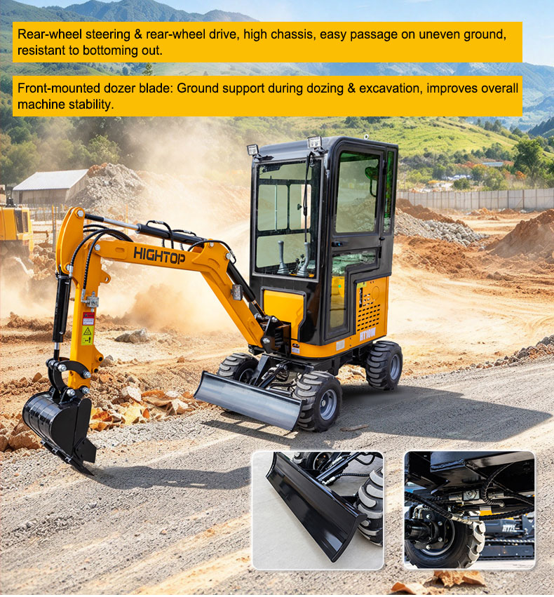   HT-10W  Mini Excavator 